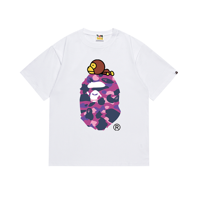 BAPE Ape Head Short Sleeve T-Shirt Style 163
