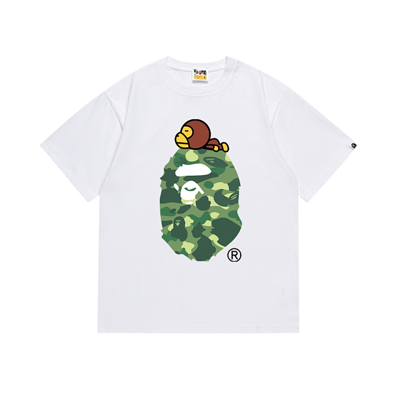 BAPE Ape Head Short Sleeve T-Shirt Style 163