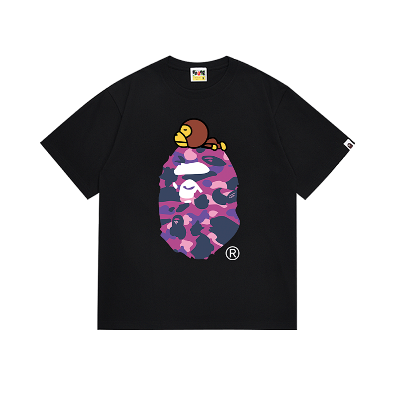 BAPE Ape Head Short Sleeve T-Shirt Style 163