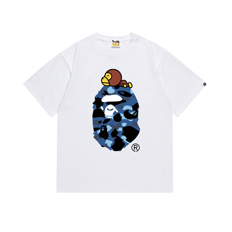 BAPE Ape Head Short Sleeve T-Shirt Style 163