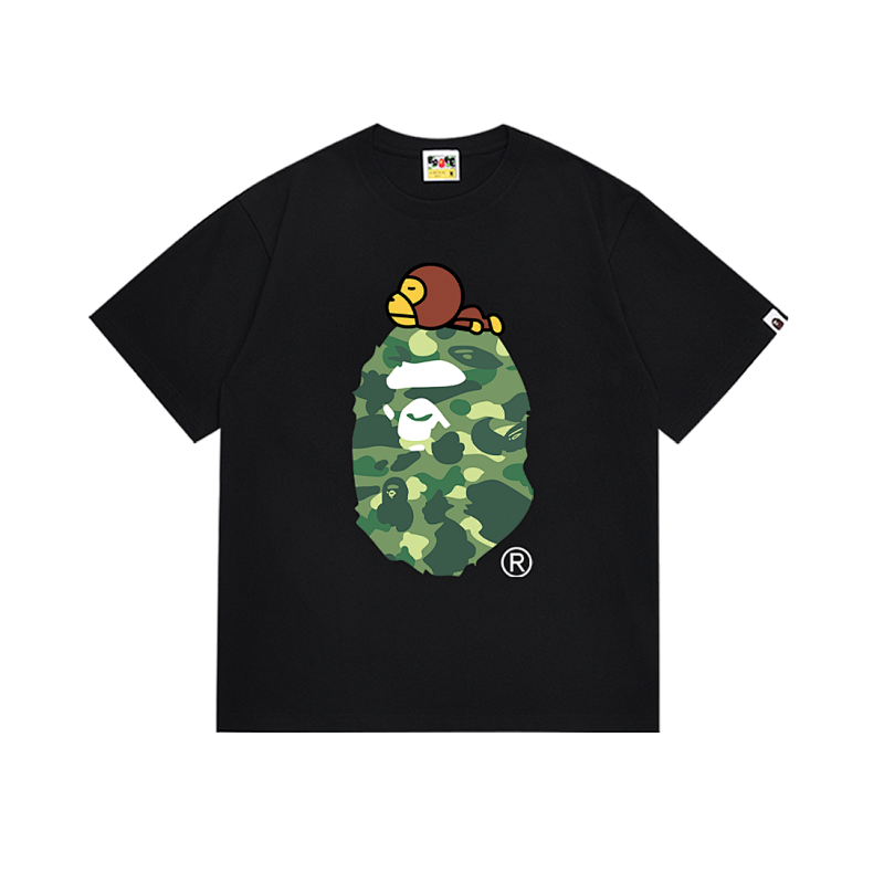 BAPE Ape Head Short Sleeve T-Shirt Style 163