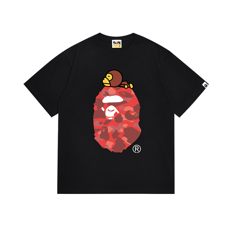 BAPE Ape Head Short Sleeve T-Shirt Style 163