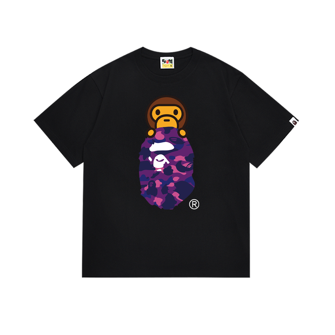 BAPE Ape Head Short Sleeve T-Shirt Style 168