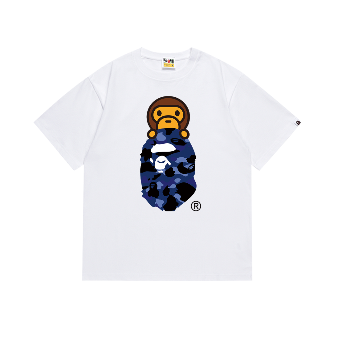 BAPE Ape Head Short Sleeve T-Shirt Style 168