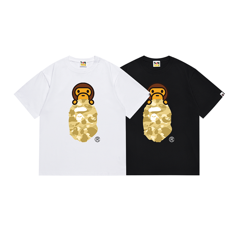 BAPE Ape Head Short Sleeve T-Shirt Style 168