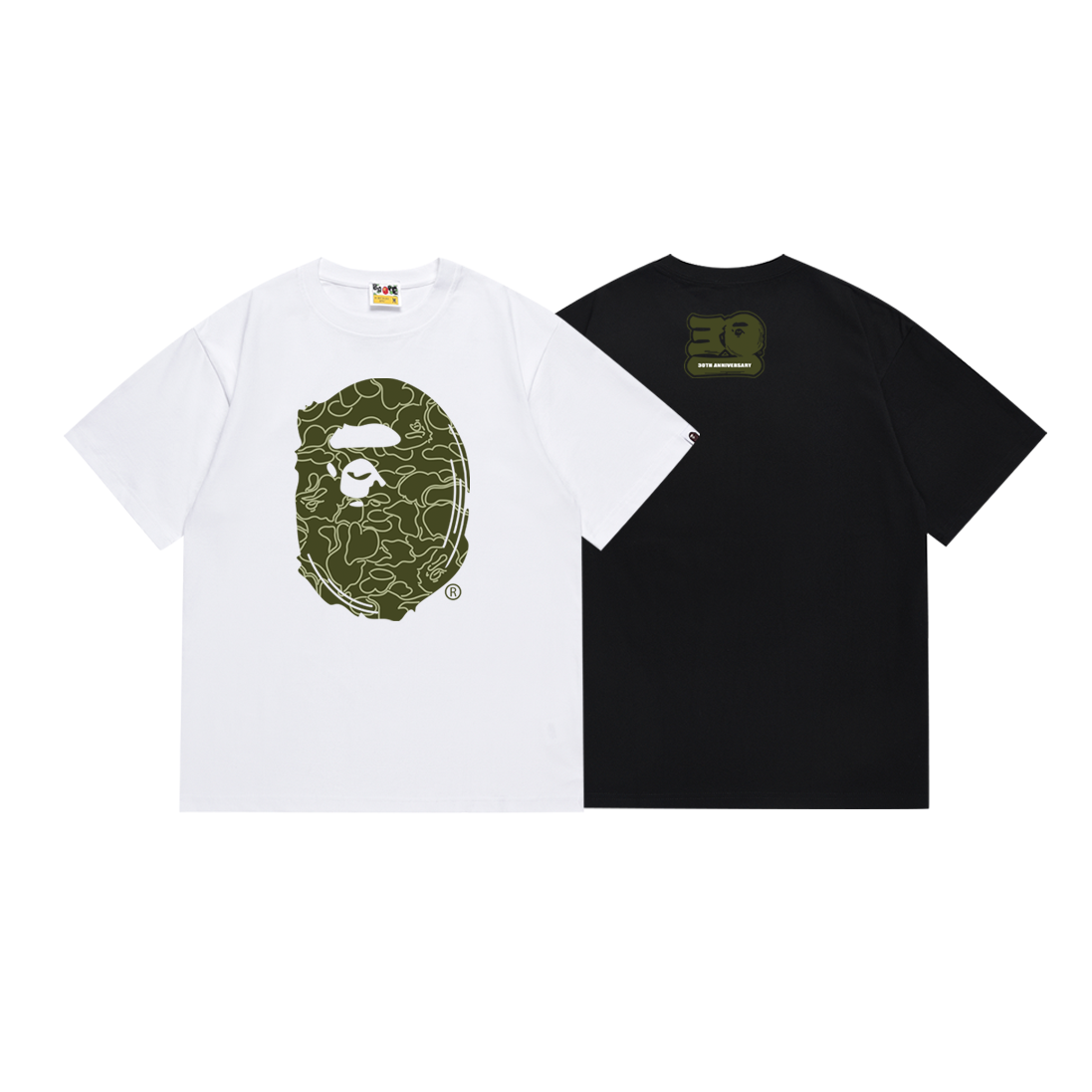 BAPE Ape Head Short Sleeve T-Shirt Style 173