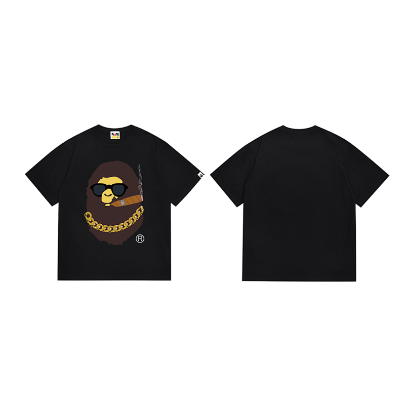 BAPE Ape Head Short Sleeve T-Shirt Style 186