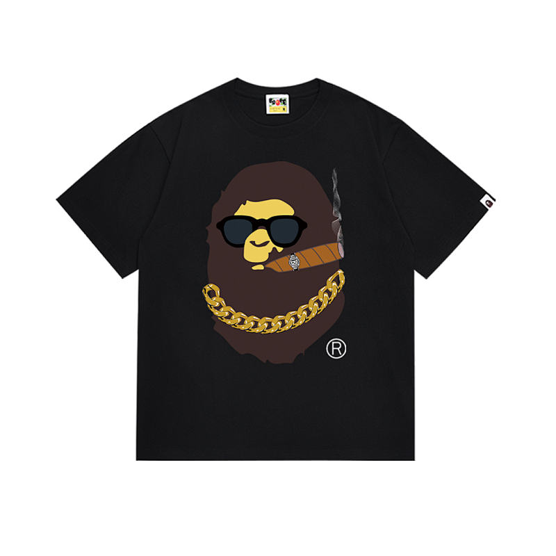 BAPE Ape Head Short Sleeve T-Shirt Style 186