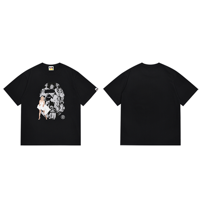 BAPE Ape Head Short Sleeve T-Shirt Style 194