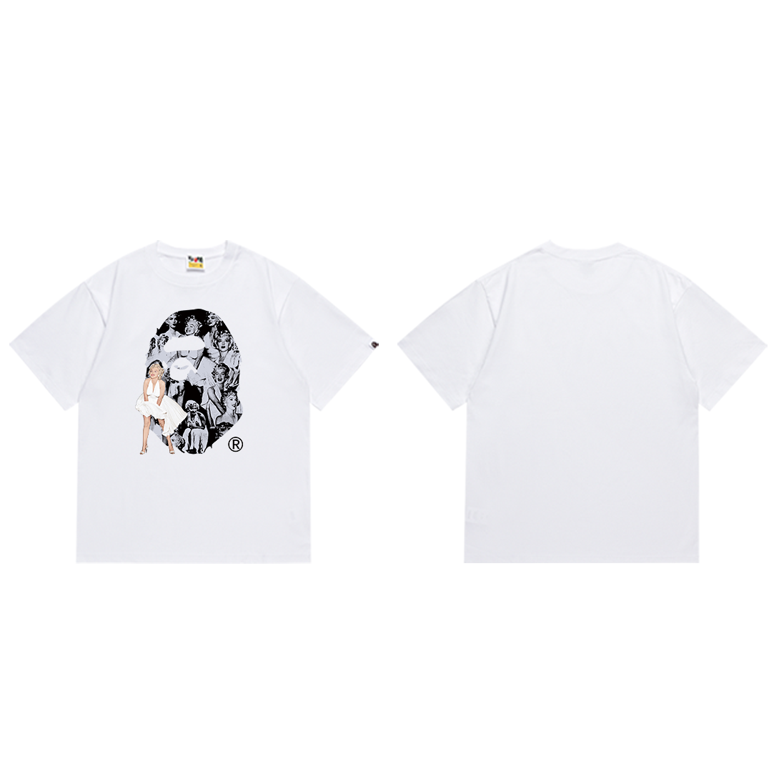 BAPE Ape Head Short Sleeve T-Shirt Style 194