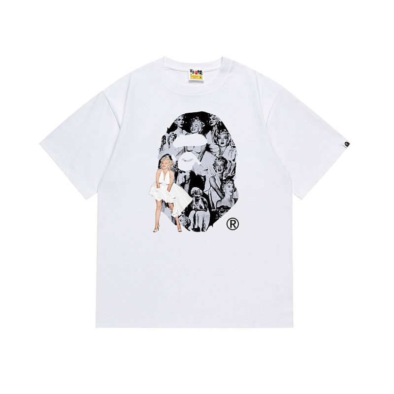 BAPE Ape Head Short Sleeve T-Shirt Style 194