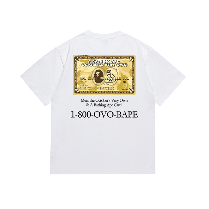 BAPE Ape Head Short Sleeve T-Shirt Style 195