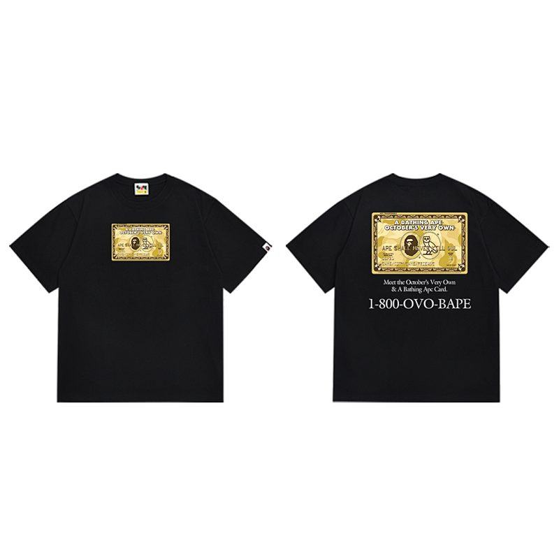 BAPE Ape Head Short Sleeve T-Shirt Style 195