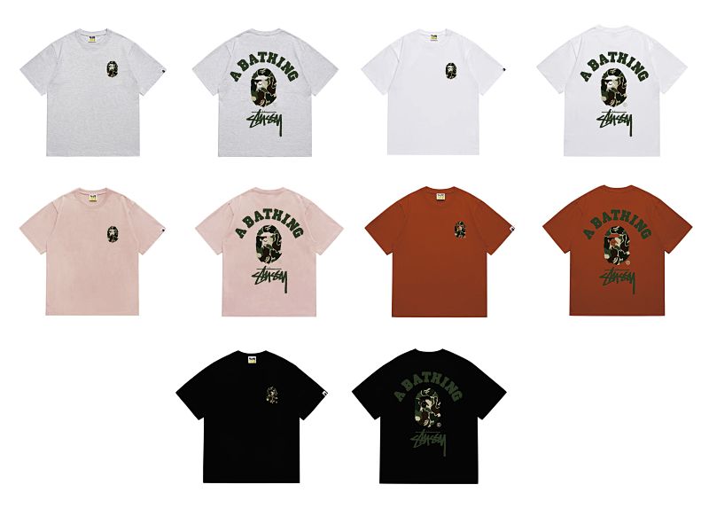 BAPE Ape Head Short Sleeve T-Shirt Style 212