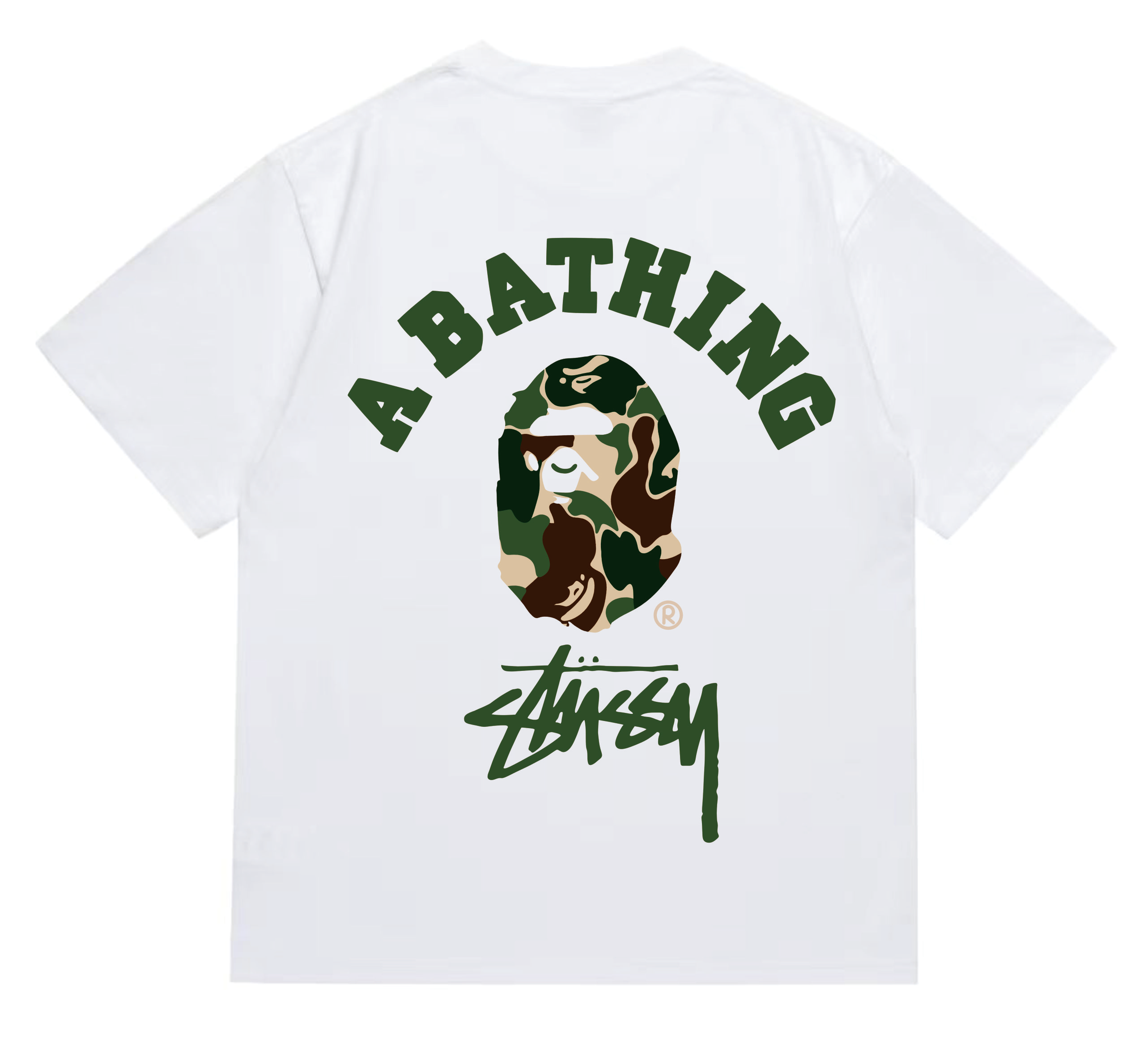 BAPE Ape Head Short Sleeve T-Shirt Style 212