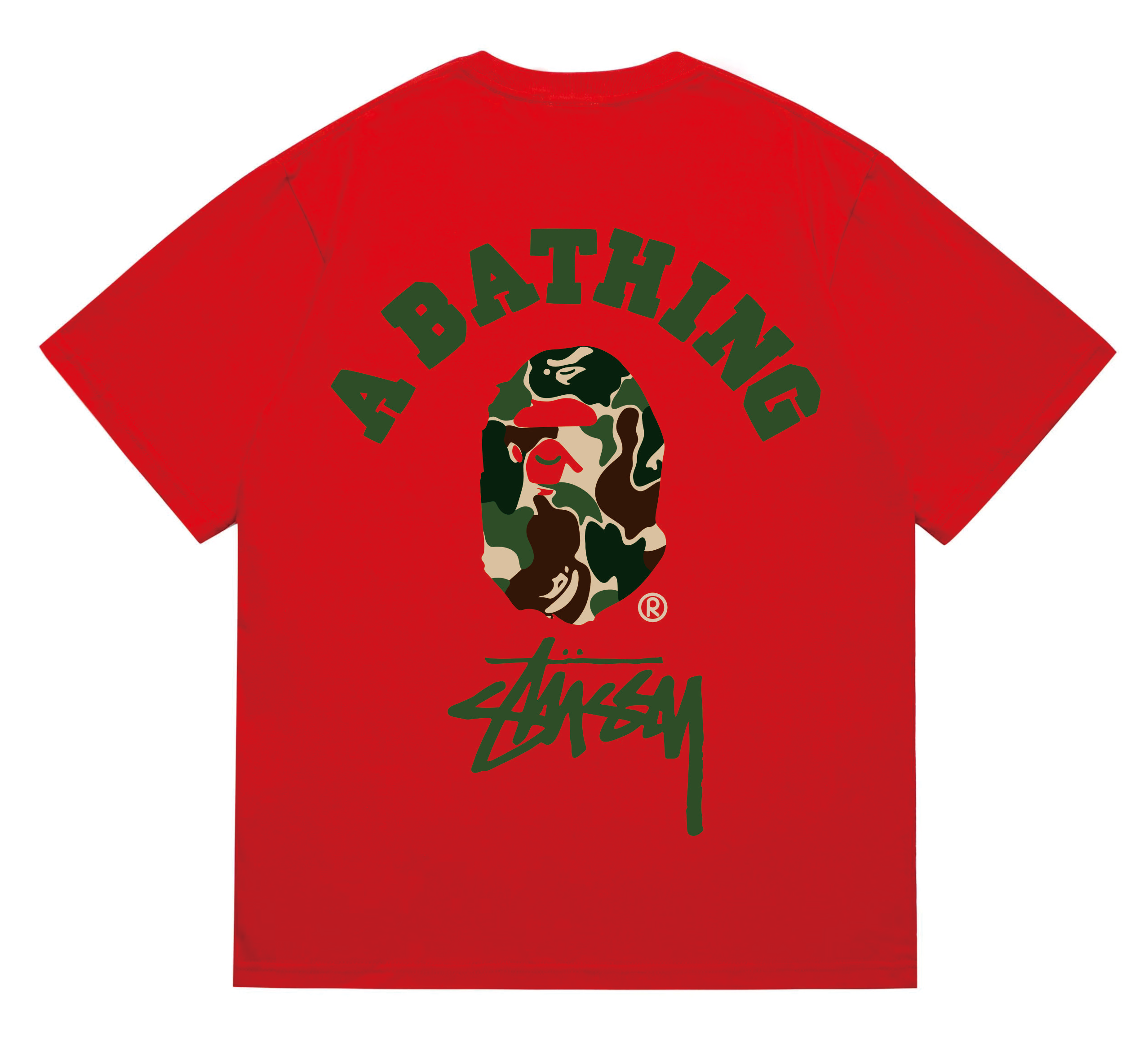 BAPE Ape Head Short Sleeve T-Shirt Style 212