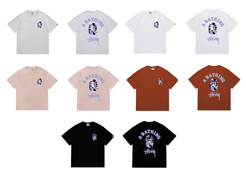 BAPE Ape Head Short Sleeve T-Shirt Style 213