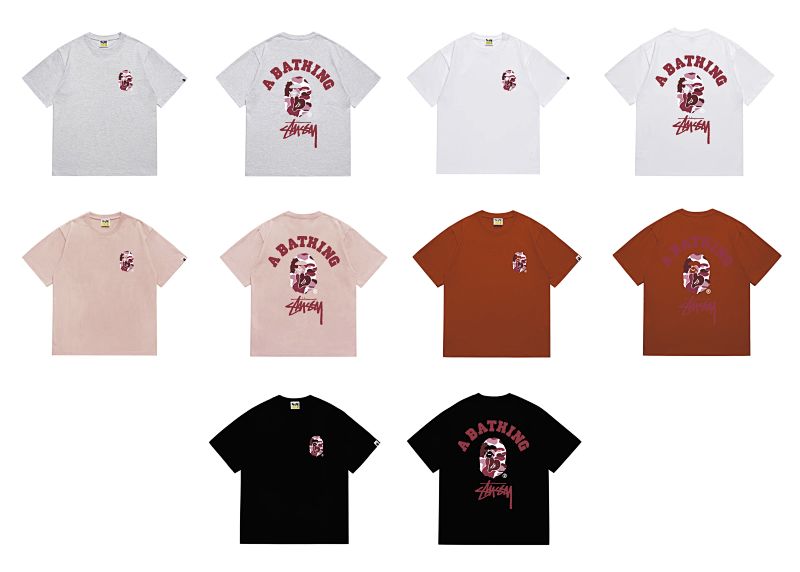 BAPE Ape Head Short Sleeve T-Shirt Style 214