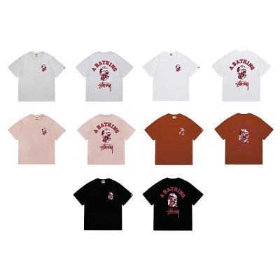 BAPE Ape Head Short Sleeve T-Shirt Style 214 01