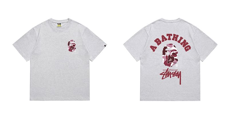 BAPE Ape Head Short Sleeve T-Shirt Style 214