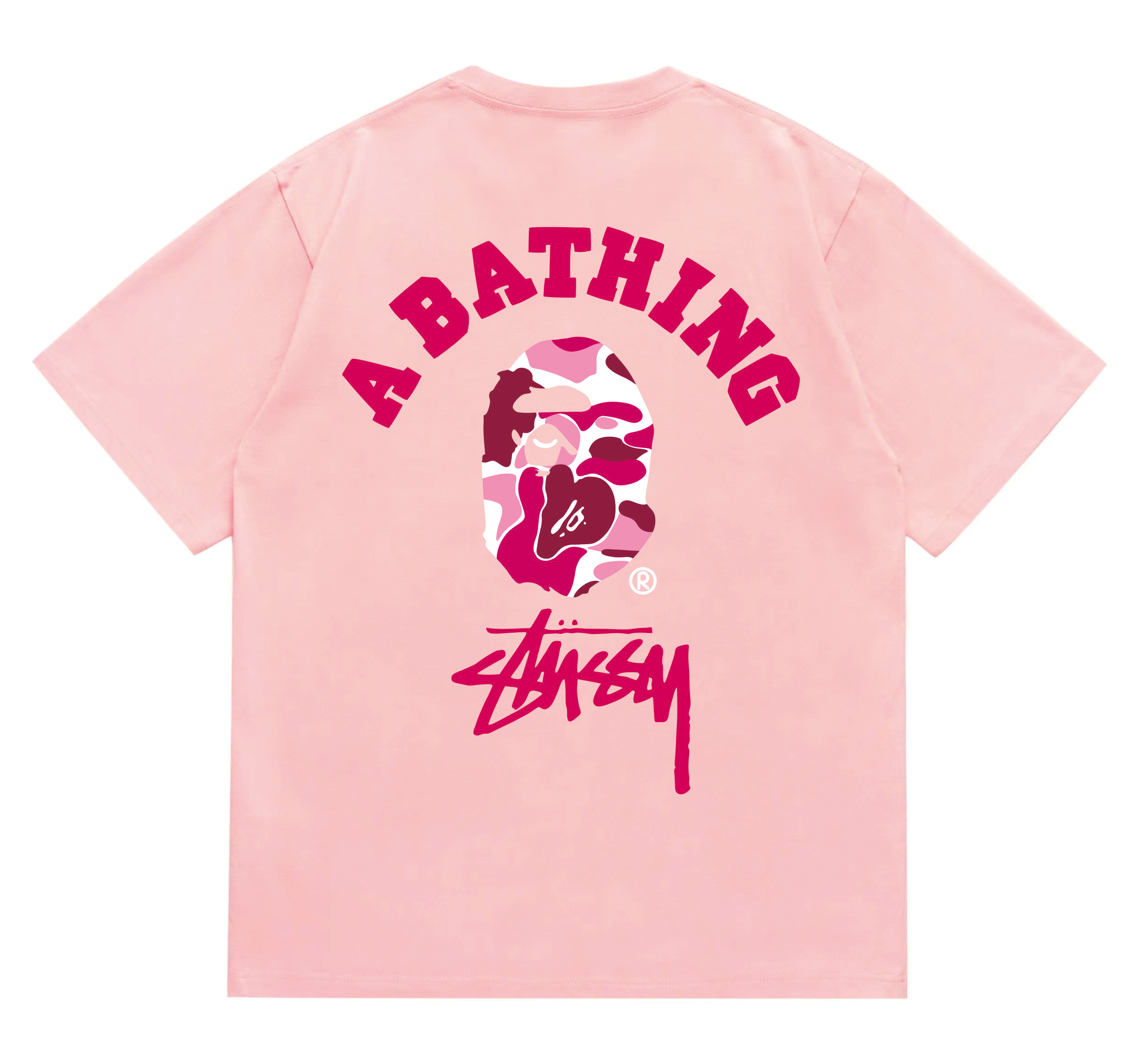 BAPE Ape Head Short Sleeve T-Shirt Style 214