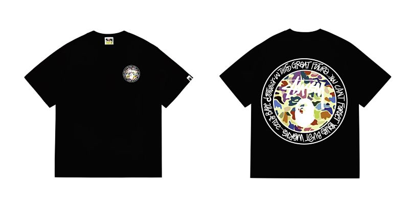 BAPE Ape Head Short Sleeve T-Shirt Style 217