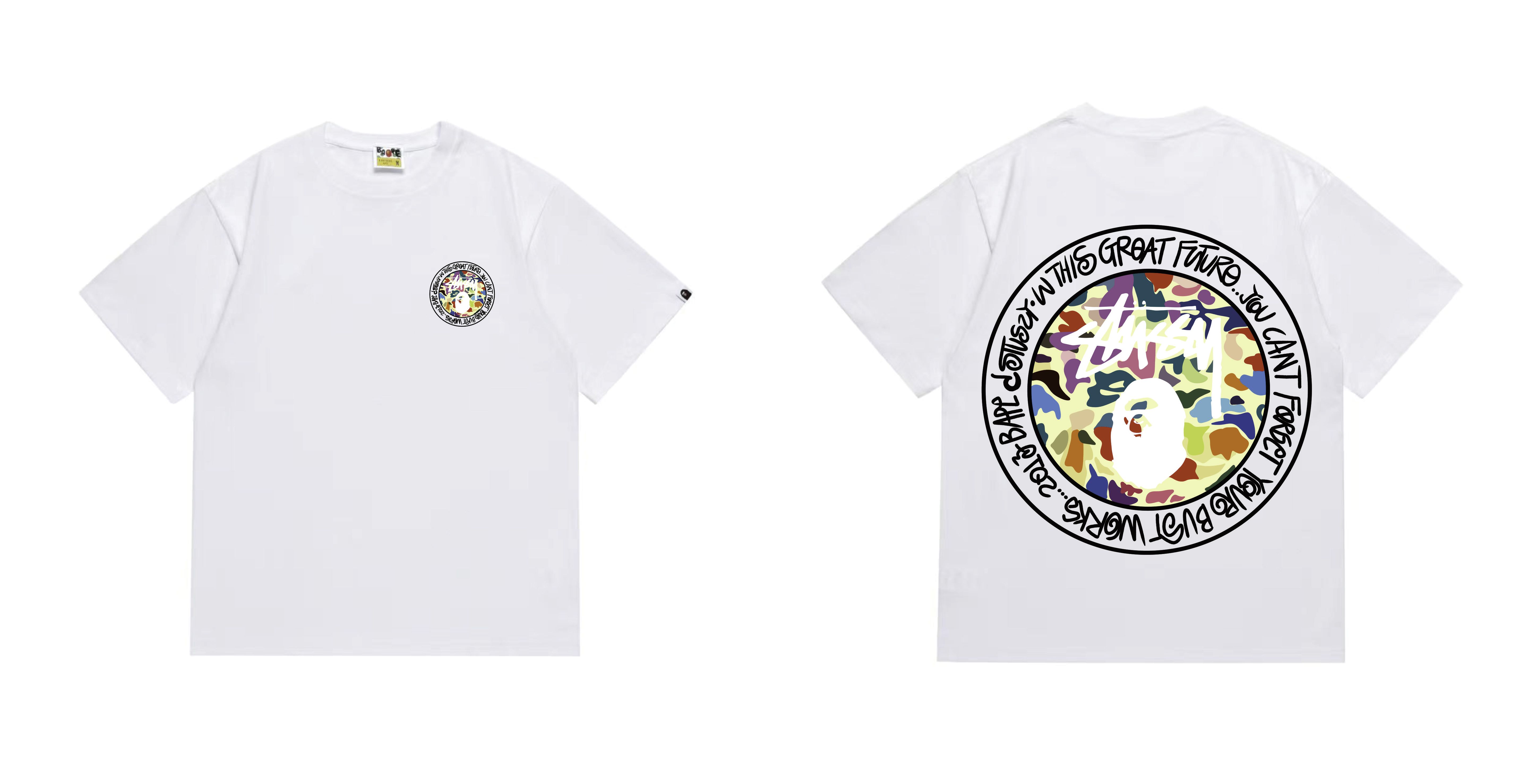 BAPE Ape Head Short Sleeve T-Shirt Style 217
