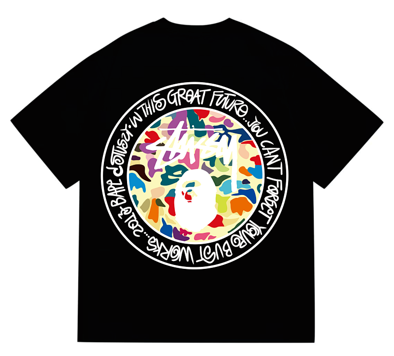 BAPE Ape Head Short Sleeve T-Shirt Style 217