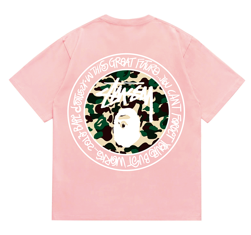 BAPE Ape Head Short Sleeve T-Shirt Style 219