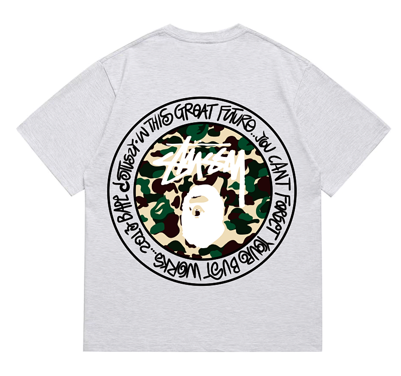 BAPE Ape Head Short Sleeve T-Shirt Style 219