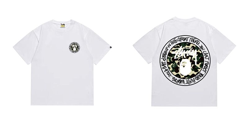 BAPE Ape Head Short Sleeve T-Shirt Style 219