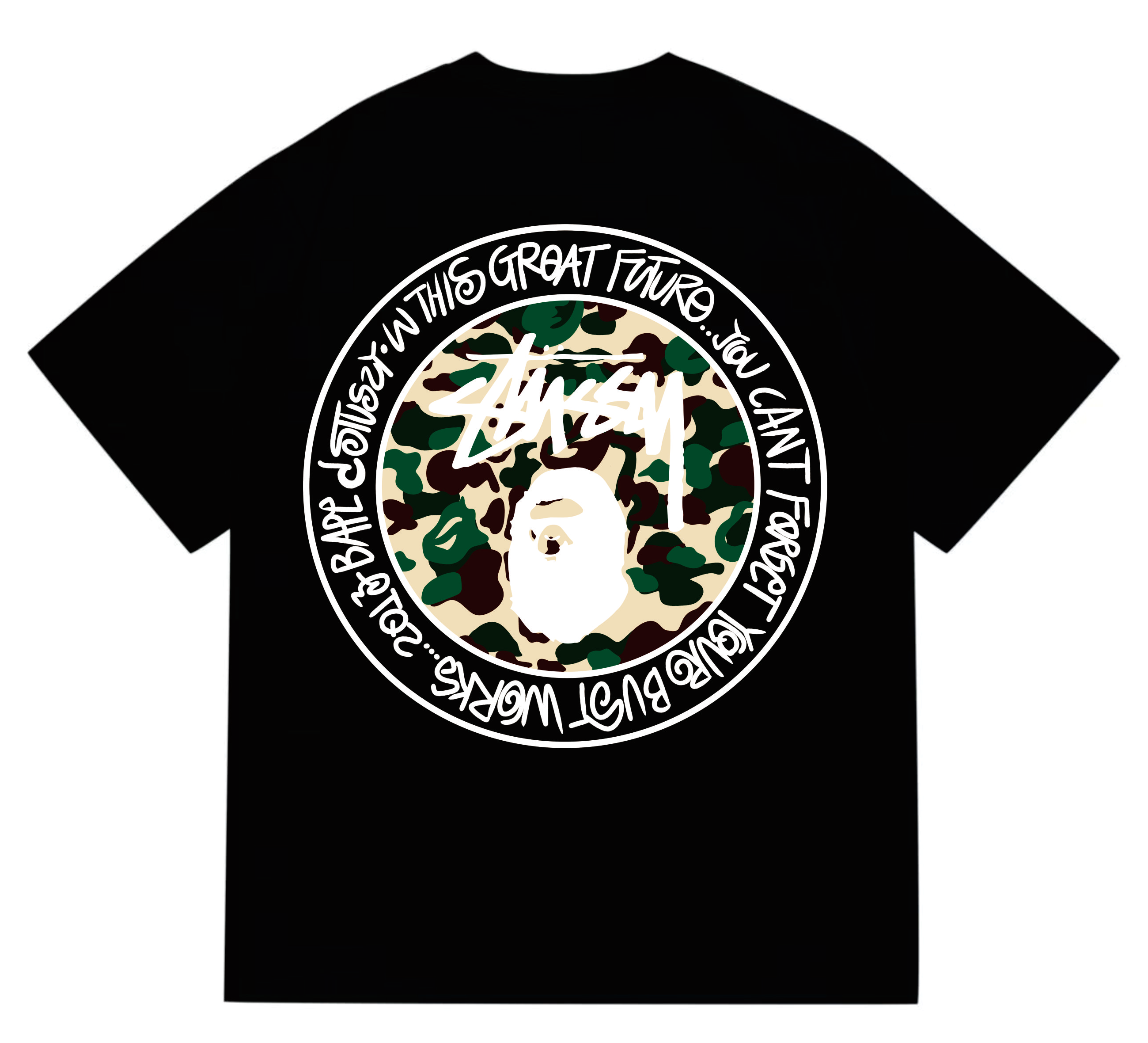 BAPE Ape Head Short Sleeve T-Shirt Style 219