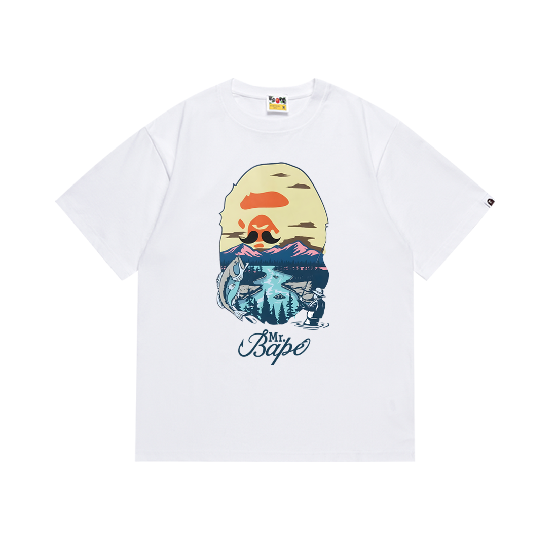 BAPE Ape Head Short Sleeve T-Shirt Style 226