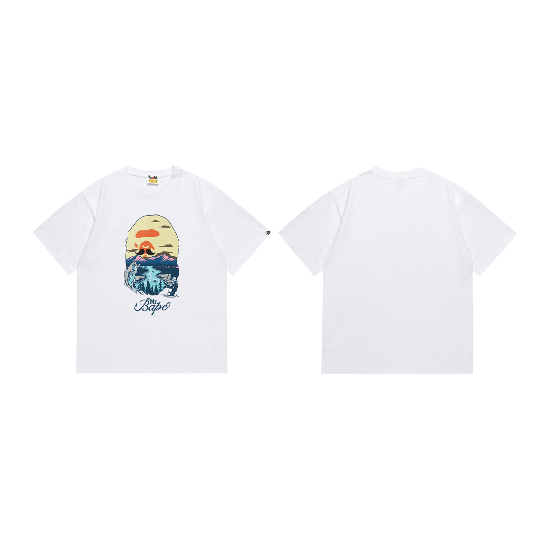 BAPE Ape Head Short Sleeve T-Shirt Style 226