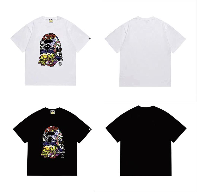 BAPE Ape Head Short Sleeve T-Shirt Style 232
