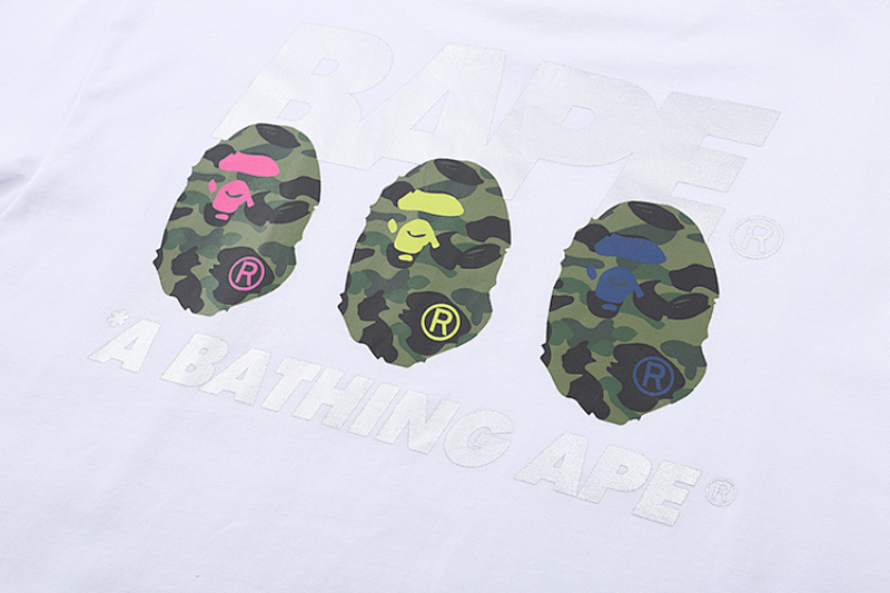 BAPE Ape Head Short Sleeve T-Shirt Style 2410