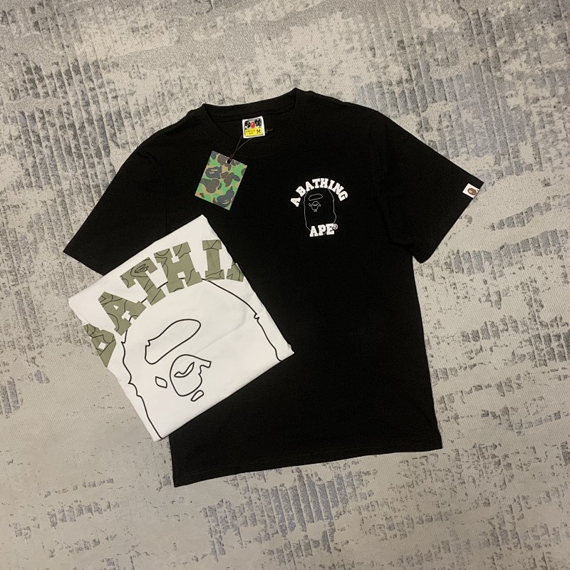 BAPE Ape Head Short Sleeve T-Shirt Style 2411