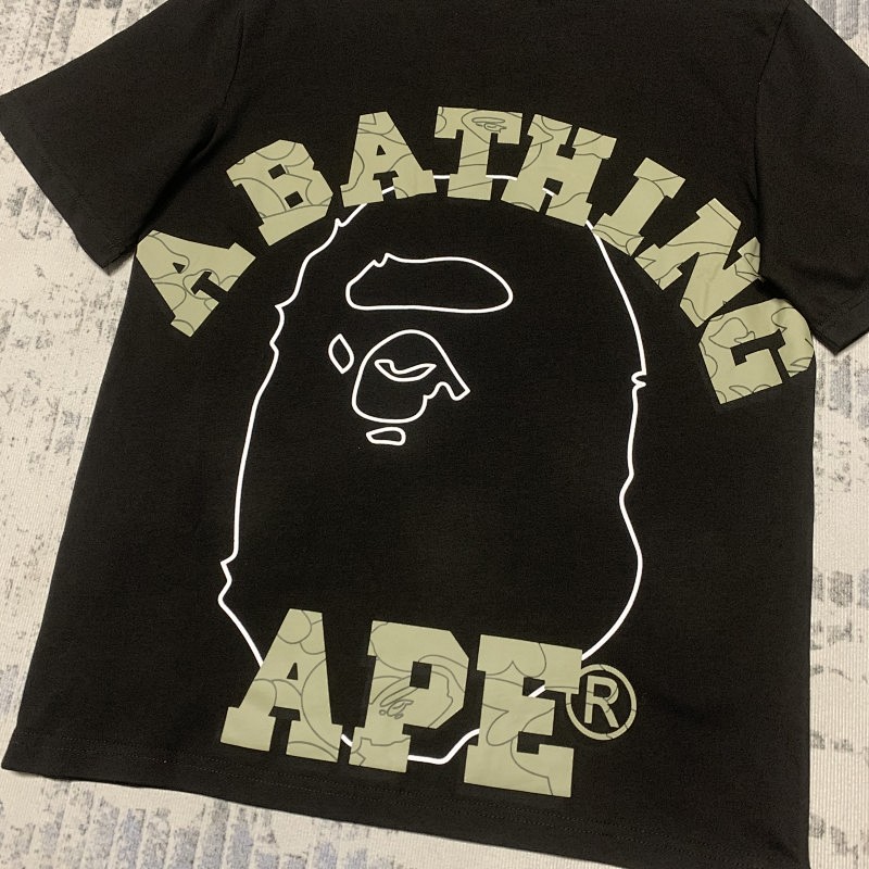 BAPE Ape Head Short Sleeve T-Shirt Style 2411