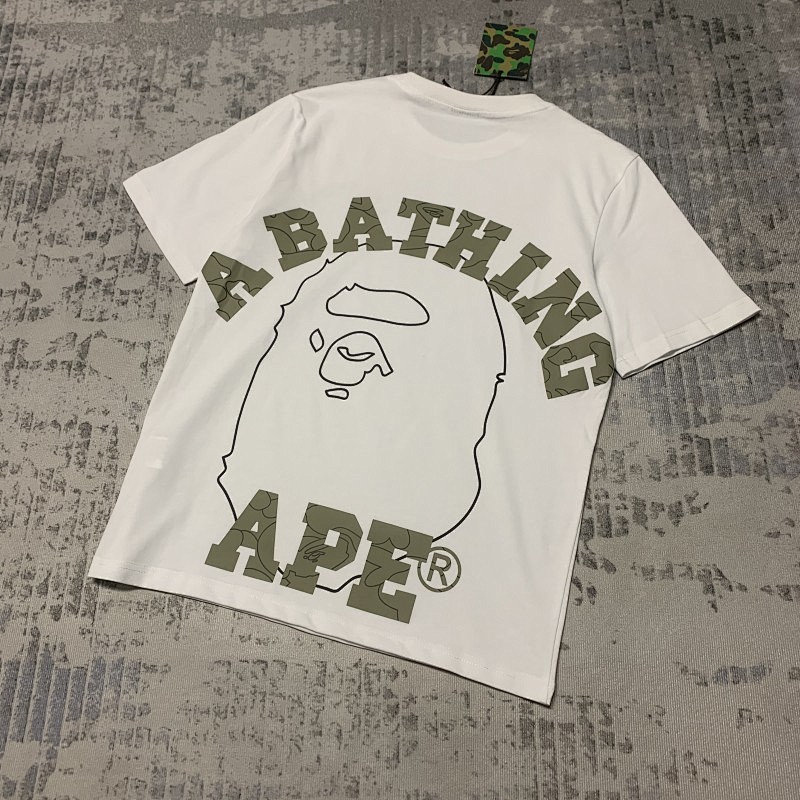 BAPE Ape Head Short Sleeve T-Shirt Style 2411