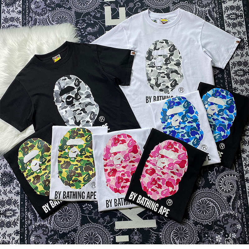 BAPE Ape Head Short Sleeve T-Shirt Style 2412