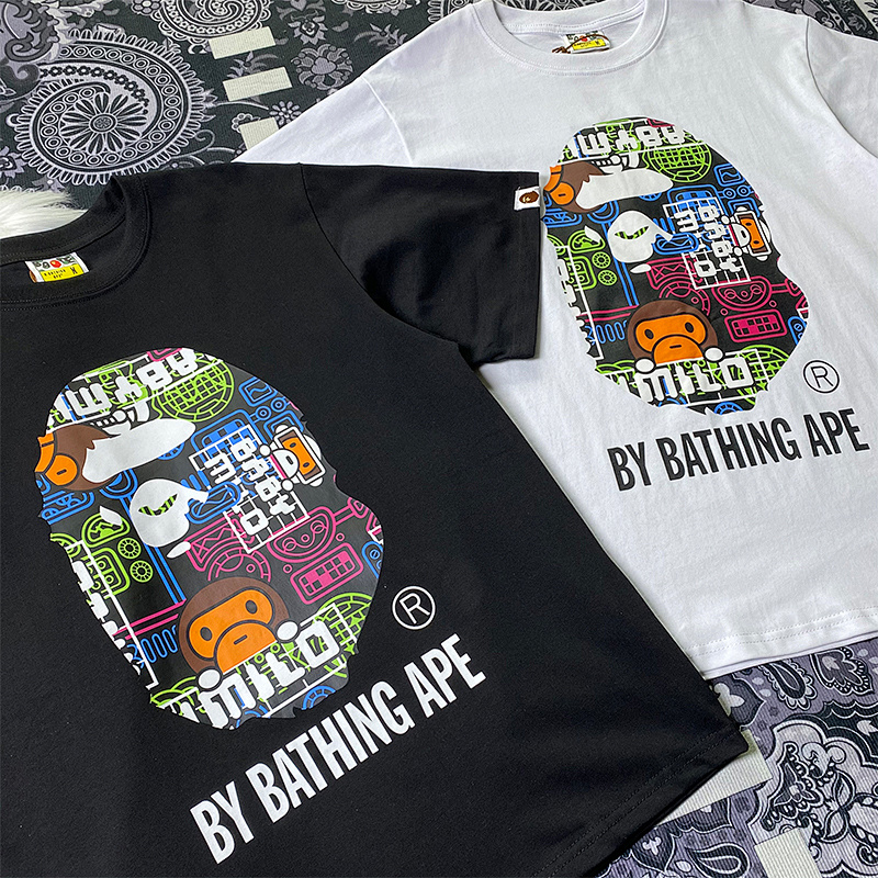 BAPE Ape Head Short Sleeve T-Shirt Style 2413