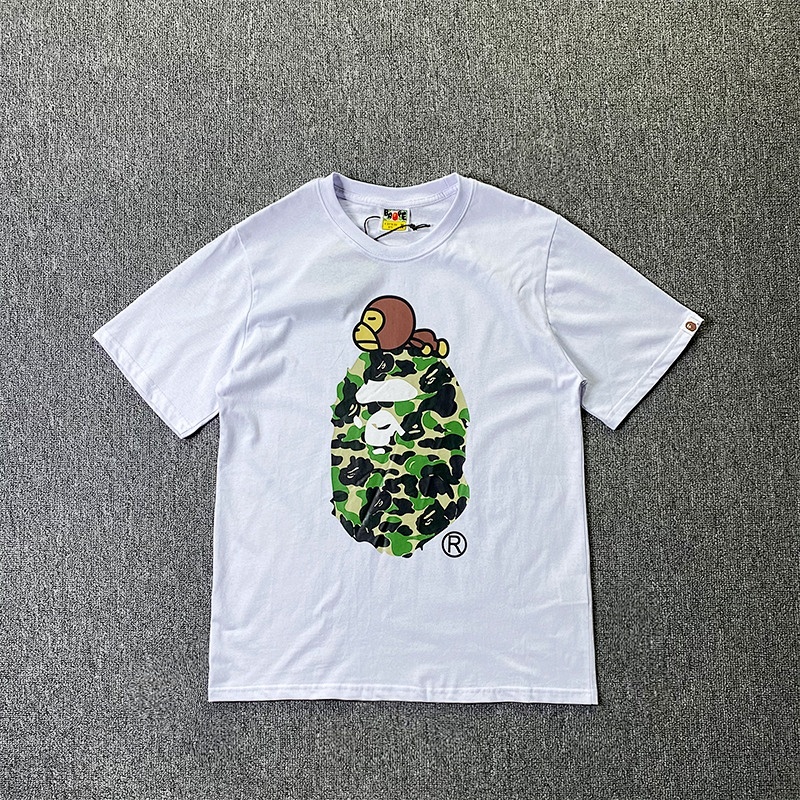 BAPE Ape Head Short Sleeve T-Shirt Style 2418