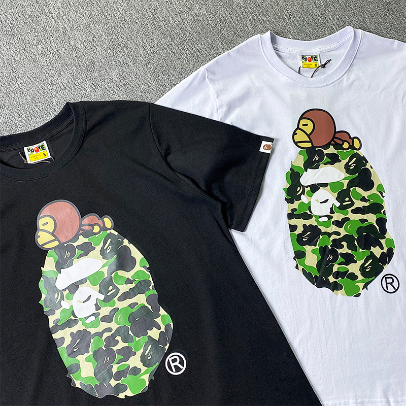 BAPE Ape Head Short Sleeve T-Shirt Style 2418
