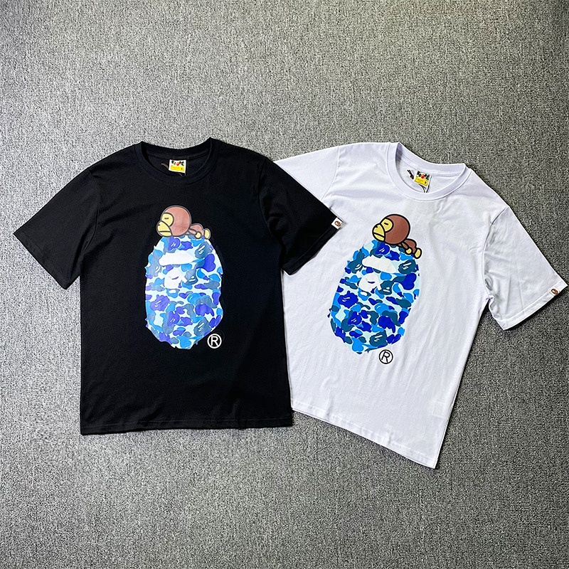 BAPE Ape Head Short Sleeve T-Shirt Style 2418