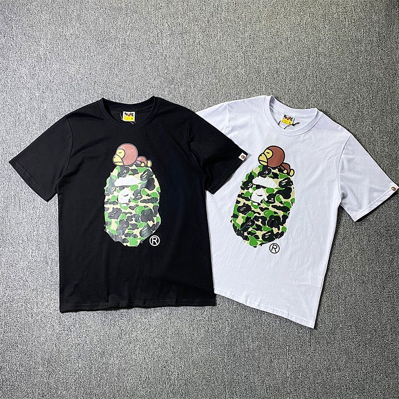 BAPE Ape Head Short Sleeve T-Shirt Style 2418
