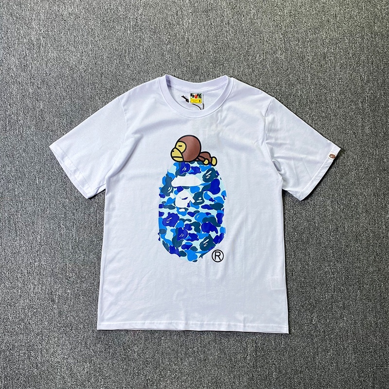 BAPE Ape Head Short Sleeve T-Shirt Style 2418