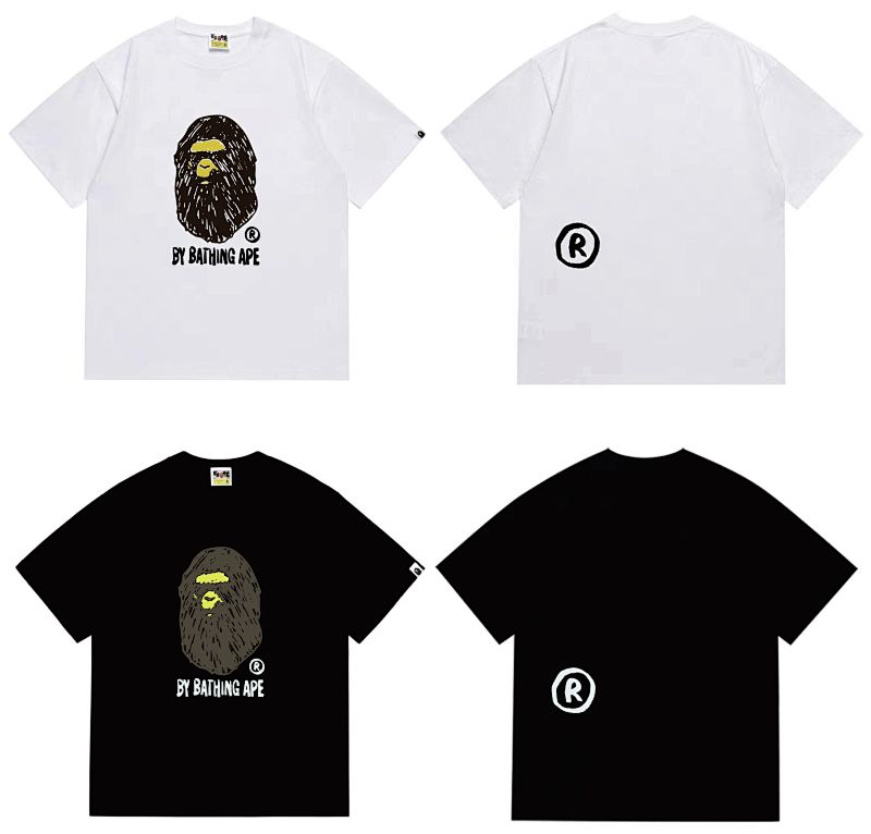 BAPE Ape Head Short Sleeve T-Shirt Style 241