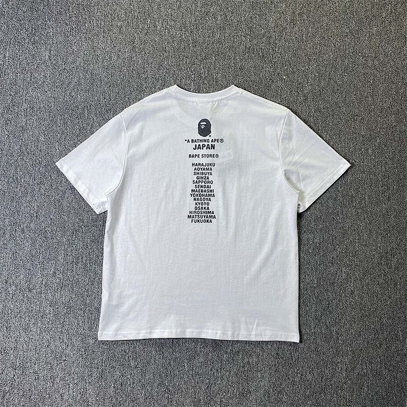 BAPE Ape Head Short Sleeve T-Shirt Style 2420