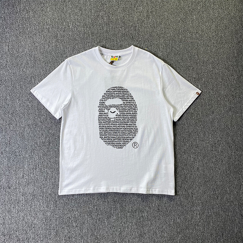 BAPE Ape Head Short Sleeve T-Shirt Style 2420
