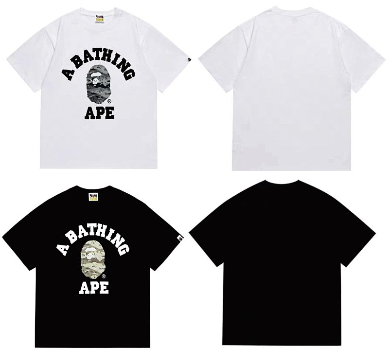 BAPE Ape Head Short Sleeve T-Shirt Style 243